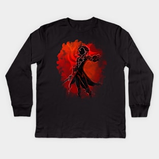 Soul of Red Zeldris Kids Long Sleeve T-Shirt